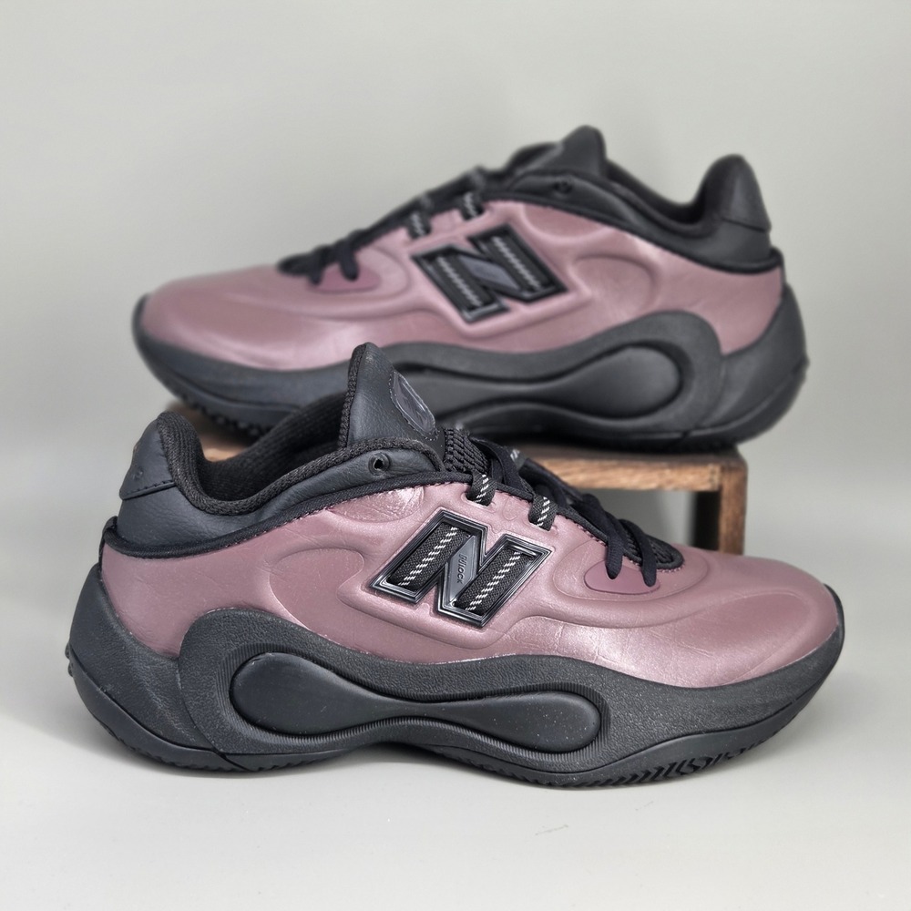 New Balance P400 Low Mens 5 Womens 6.5 Purple Black Basketball Sneakers UFFBL1MZ